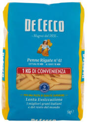 De Cecco Penne Rigate n°41 durumtészta, 1kg (DECE-PEN41-1KG)