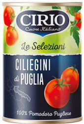 CIRIO Ciliegini di Puglia koktélparadicsom konzerv, 400g (CIR-CIL-400G)