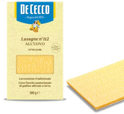 De Cecco Lasagne tojásos lasagne tészta, 500g (DECE-LAS-500G)