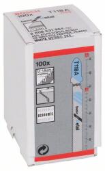 Bosch fűrészlap dugattyús fűrészhez T 118 A BfM (100 db) 2608631964 (2608631964)