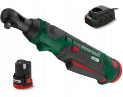 Parkside Akkumulátoros csörgő kulcs Parkside töltő 2Ah 12V akkumulátor (PAR 12 A1)