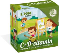 LXR Junior C+D-vitamin Komplex gyümölcsízű rágótabletta 60x