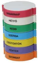  Rucik gyógyszeradagoló heti színes (Adamo)