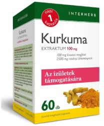 INTERHERB Napi 1 Kurkuma Extraktum 100mg kapszula 60x