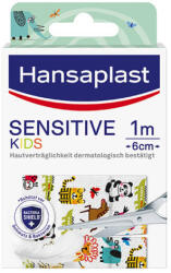 Hansaplast Sensitive Kids Gyermek Sebtapasz 1m x 6cm