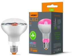 Videx Bec LED pentru creșterea plantelor VIDEX-E27-R80-9W-FITO