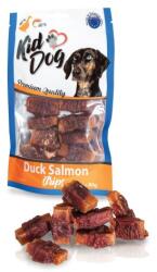 KIDDOG Kid dog Recompense Fasii De Somon Invelite Cu Carne Rata 80 g