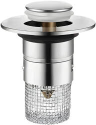 Leziter Lefolyódugó szűrővel rozsdamentes acél 60 mm (LLSZ-60) - snaigeshop