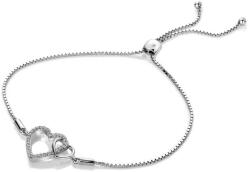 Hot Diamonds Ezüst karkötő valódi gyémánttal Flora DL589