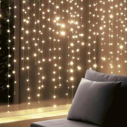 Somogyi Elektronic (KIN126DWW) LED-es fényfüggöny meleg fehér, 0, 9m (KIN126DWW)