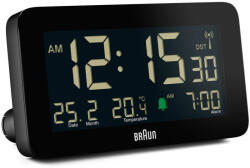 Braun BC10 DCF-B Radio alarm clock black (67602)