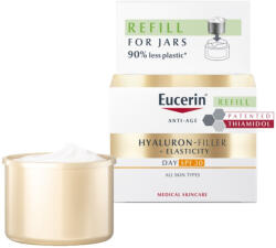 Eucerin Hyaluron-Filler + Elasticity bőrtömörséget regeneráló nappali arckrém SPF30 öko-utántöltő 50 ml