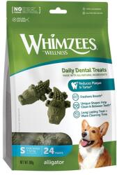 WHIMZEES Aligator Recompense dentare pentru caini de talie mica 24 buc