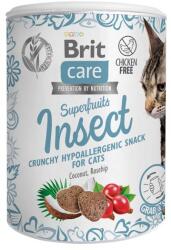 Brit Care Cat Snack Superfruits recompense pentru pisici, cu insecte 100 g