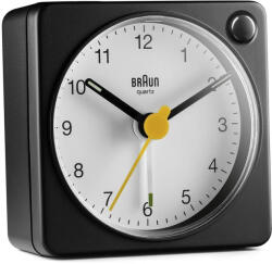 Braun BC 02 XBW quartz alarm black / white with light switch (67023)