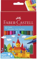 Faber-Castell kastélyos 554201 12db-os vegyes filctoll készlet (FC554201) - bestbyte