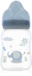 Lorelli Biberon cu Gat Larg Lorelli 250ml Animalute Blue (1020071 0001)