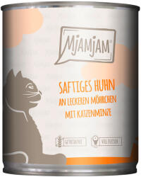  MjAMjAM 24x800g MjAMjAM Csirke & sárgarépa nedves macskatáp