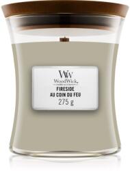 WoodWick Fireside Au Coin Du Feu ароматна свещ с дървен фитил 275 гр