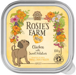 Rosie's Farm 24x150g Rosie's Farm Mini Csirke & édesburgonya nedves kutyatáp