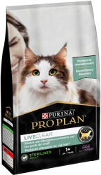PRO PLAN 2x1, 4kg PURINA PRO PLAN LiveClear Sterilised Adult pulyka száraz macskatáp