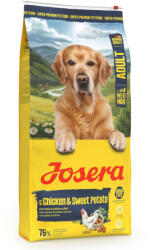 Josera 2x12, 5kg Josera Medi/Maxi Adult Chicken & Sweet Potato (csirke & édesburgonya) száraz kutyatáp