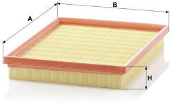 Mann-filter Levegőszűrő Mann Filter C 2569 (C2569)