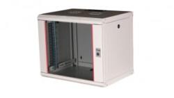 Equip 19' előre szerelt fali rack szekrény 9U 600x450mm szürke (EPM-09-6045-G-CBAA) (EPM-09-6045-G-CBAA)