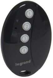 Legrand Netatmo okos kulcstartóra szerelhető 4-es szcenárió távvezérlő, fekete, LEG067695 (67695)