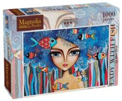 Magnolia 1000 db-os puzzle - Lady with Fish - Romi Lerda Special Edition (1716) (1716)