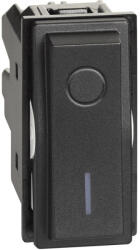 Legrand LivingNow 2P kapcsoló 16A fekete KG4002 (KG4002)