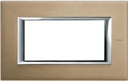 Legrand Axolute takarókeret 4m matt titánium, szögletes HA4804NX (HA4804NX)