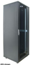 Manhattan 42U 19' rackszekrény különálló kivitel fekete (715409) (715409)