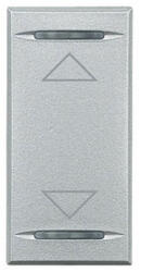 Legrand Axolute billentyűhöz, 1 mod. fel-le szimbolum, szürke HC4911AH (HC4911AH)