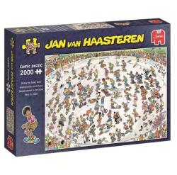 Jumbo 2000 db-os puzzle - Jan van Haasteren - Riding the Skate Bowl (00642) (00642)