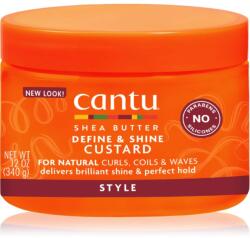 CANTU Shea Butter Custard gel de par pentru definire si modelare 354 ml