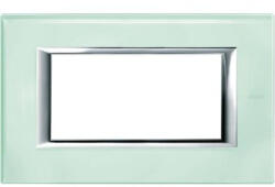 Legrand Axolute takarókeret 4m kristály, szögletes HA4804VKA (HA4804VKA)