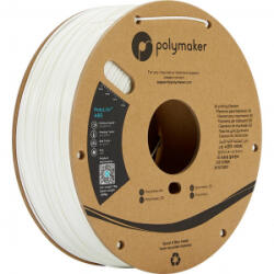 Polymaker PolyLite 3D nyomtatószál ABS műanyag közel szagtalan 1.75 mm 1000 g Fehér 1 db (PE01002) (PE01002)