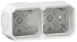 Legrand Plexo 55 falon kívüli 2-es doboz, membrános, fehér - 069690L (069690L)