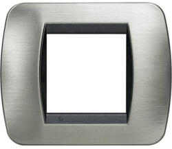 Legrand Living takarókeret 2m csiszolt acél L4802ACS (L4802ACS)