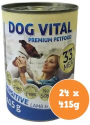 DOG VITAL Sensitive konzerv bárány, rizs 24x415g