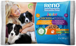 Reno alutasakos kutyaeledel csirke-pulyka - 4x100g