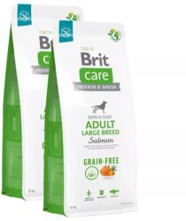 Brit Care Dog Grain-free Adult Large Breed Salmon & Potato kutyatáp 2x3kg