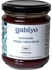 GabiJó Levendulás Meggy-Málna lekvár (hozzáadott cukor nélkül) 200g - multi-vitamin
