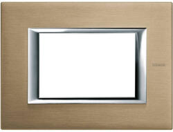 Legrand Axolute takarókeret 3m matt titánium, szögletes HA4803NX (HA4803NX)