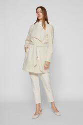 VILA Vila, Cooley átlapolt rövid kabát, Csontszín, 40 (14069682-BIRCH-40)