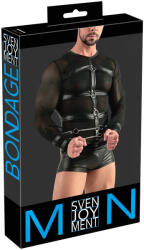 Svenjoyment - mellhámos, hosszúujjú férfi felső (fekete)