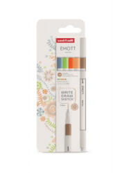 uni Tűfilc készlet, 0, 4 mm, 'Emott Natural', 5 különböző szín (TUTERMESZET5) (TUTERMESZET5)