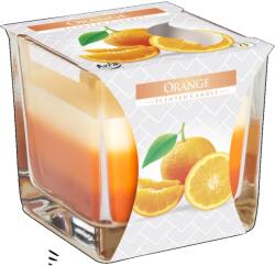 BISPOL Illatgyertya üvegben Üveg 3 színben, narancs színben (LUMSNK8063)