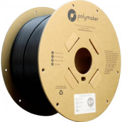 Polymaker Charcoal Black 3D nyomtatószál PLA matt alacsonyabb műanyag tartalom 1.75 mm 3000 g Fekete (matt) PolyTerra PLA 1 db (PA04007) (PA04007) - aqua